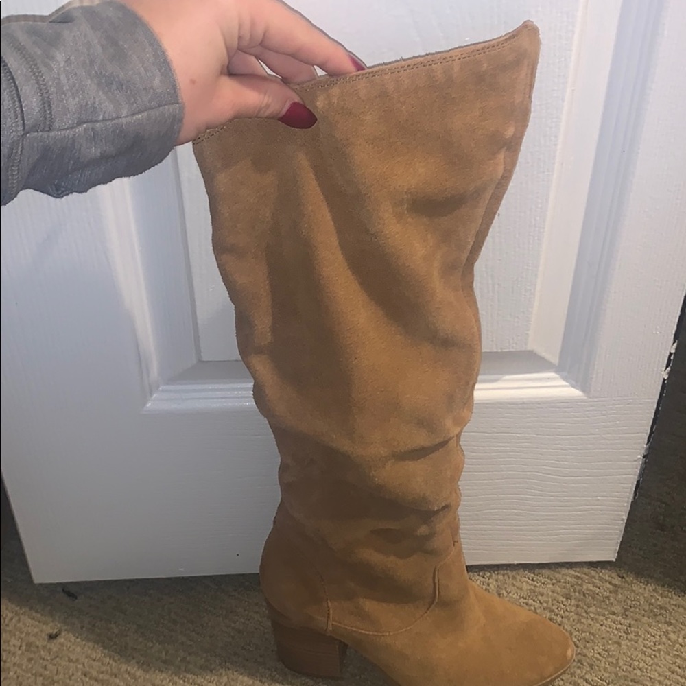 Boots- Brown and so cute! Just the wrong size.